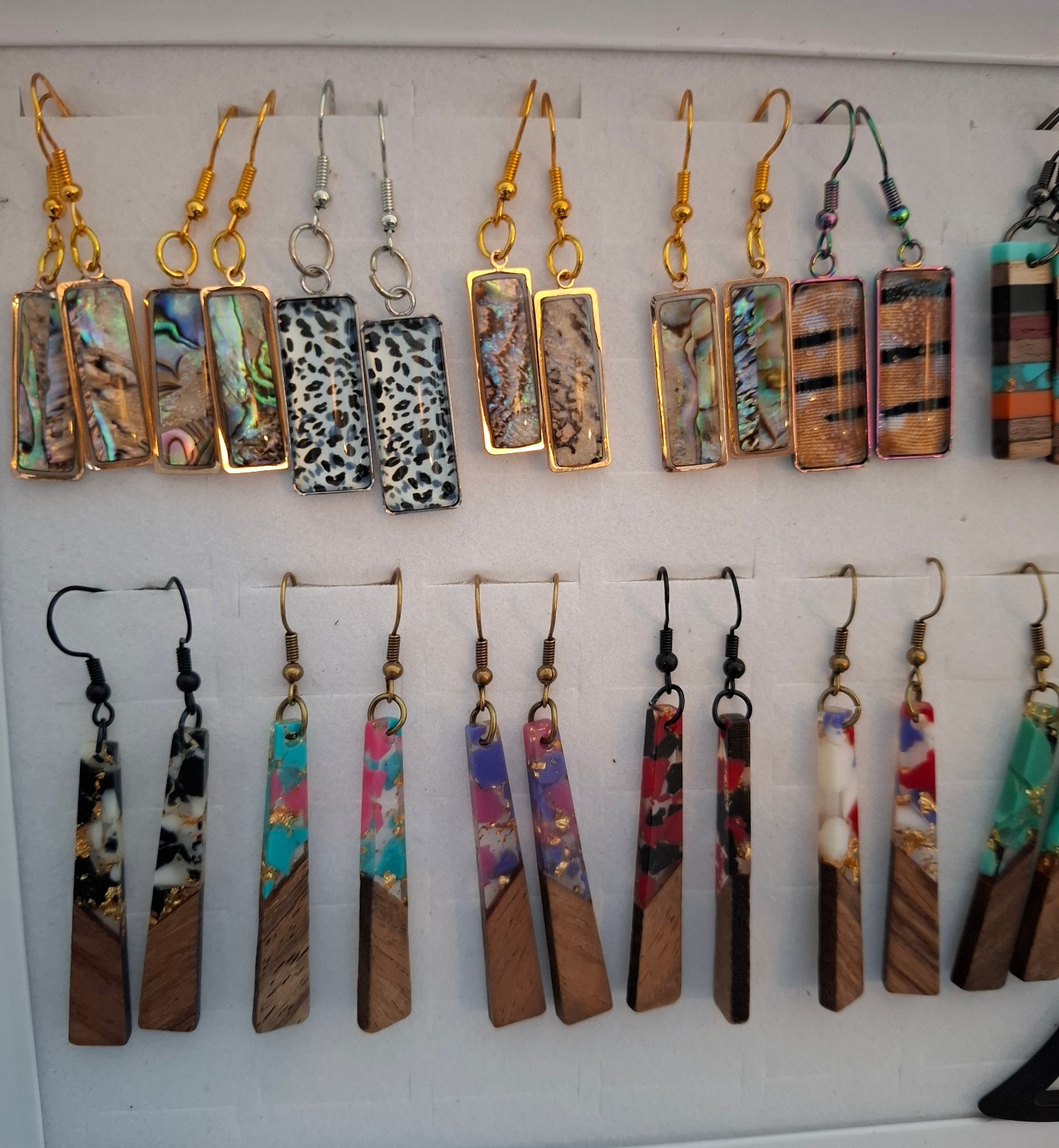 Shell & Resin Wood Drops