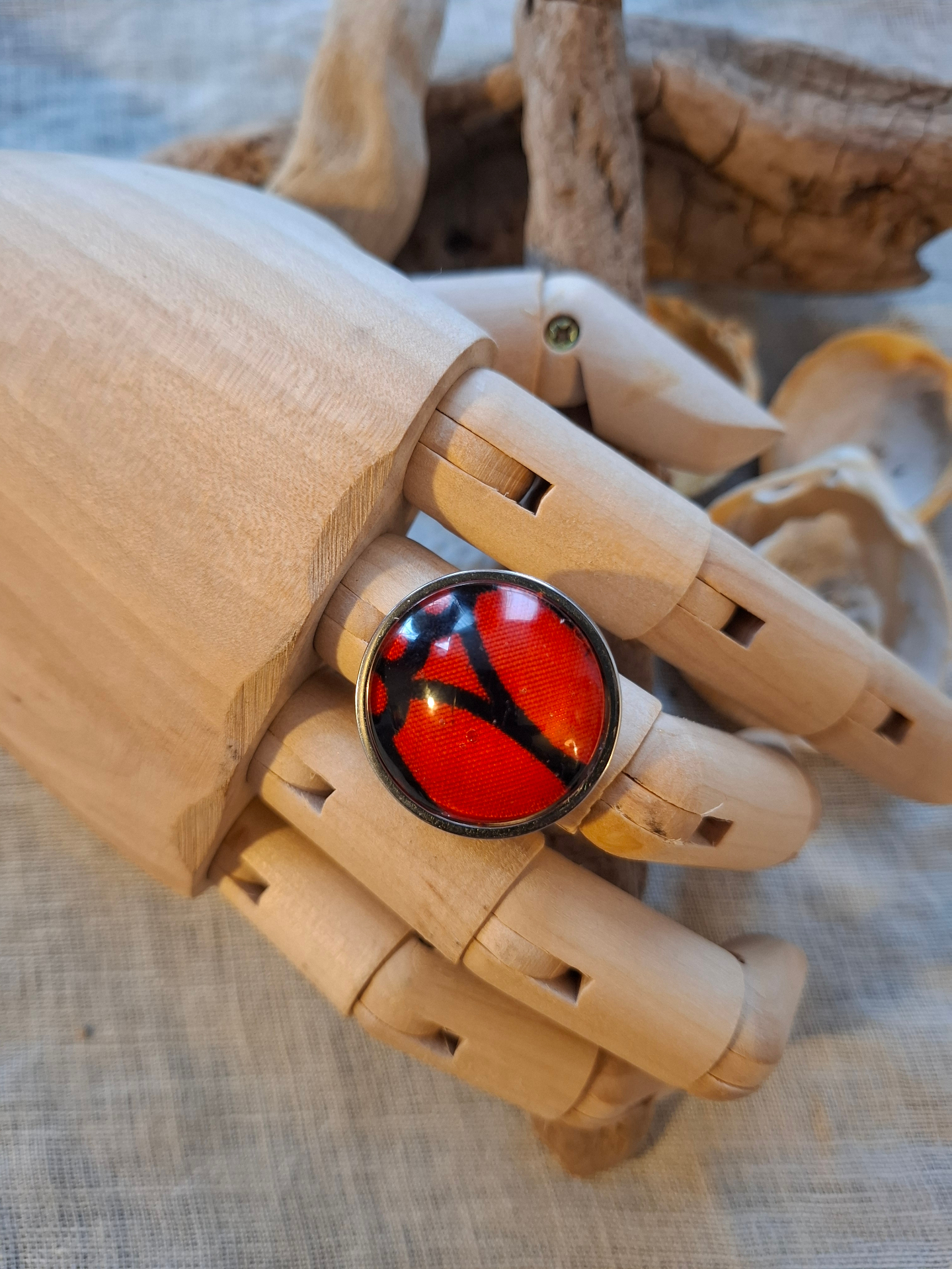 Scarlet Flow Ring