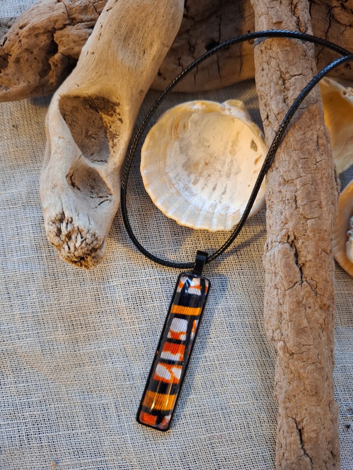 Tribal Thread Bar Pendant
