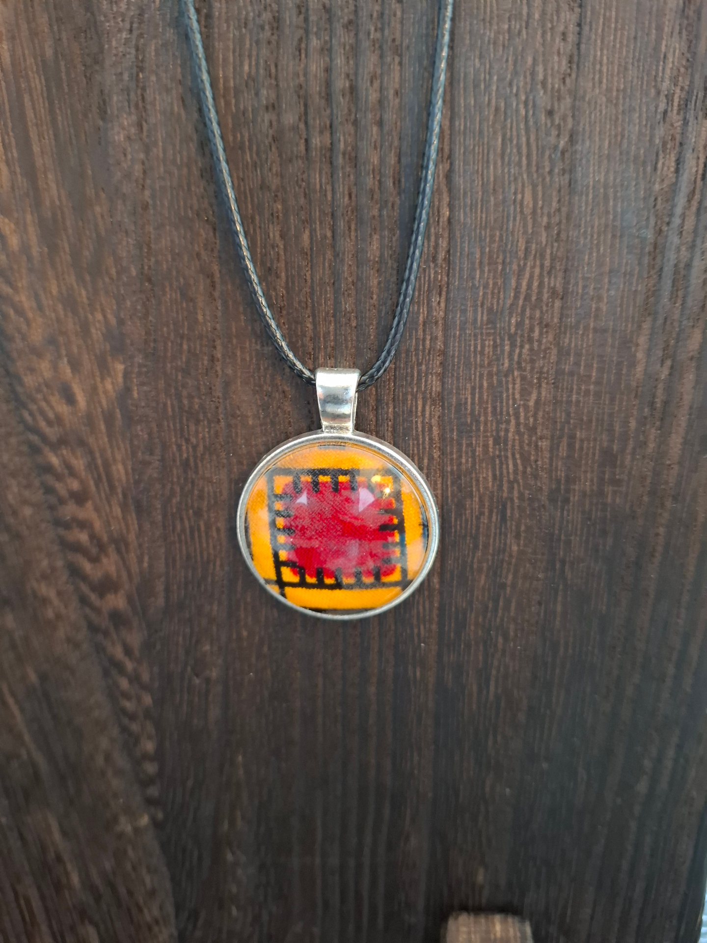 Sunburst Disc Pendant